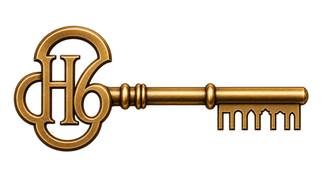 The approved House 6 skeleton key with six door-shaped teeth