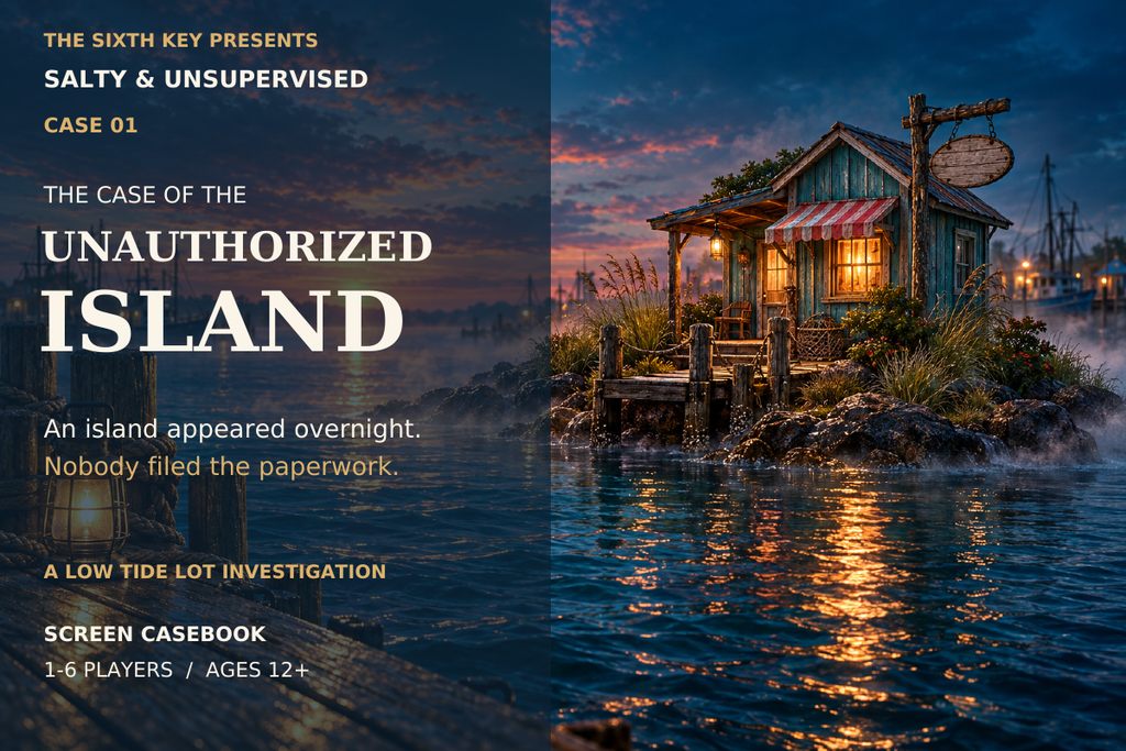 Complete cover of The Case of the Unauthorized Island